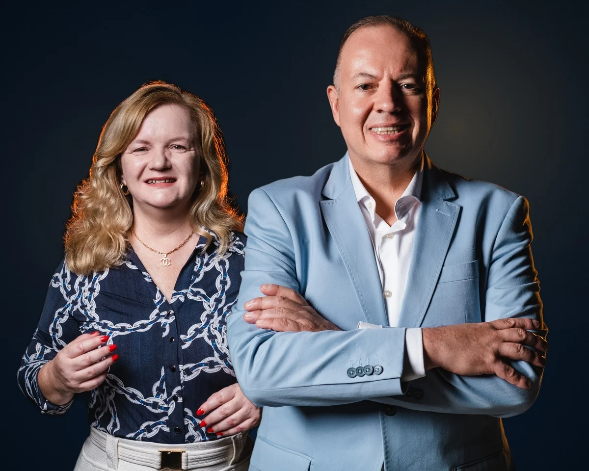 Cristiane e Fernando Campanholo, fundadores da Viva Positivamente